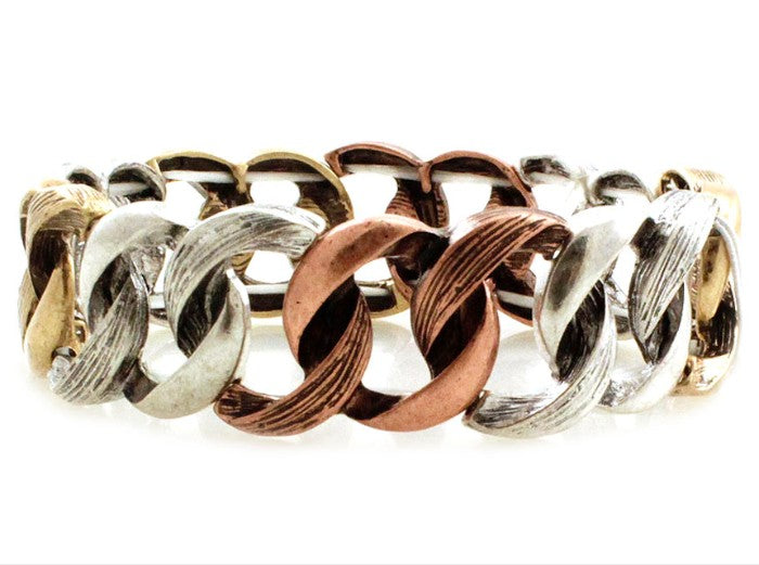 Chain Design Multicolor Stretch Bracelet