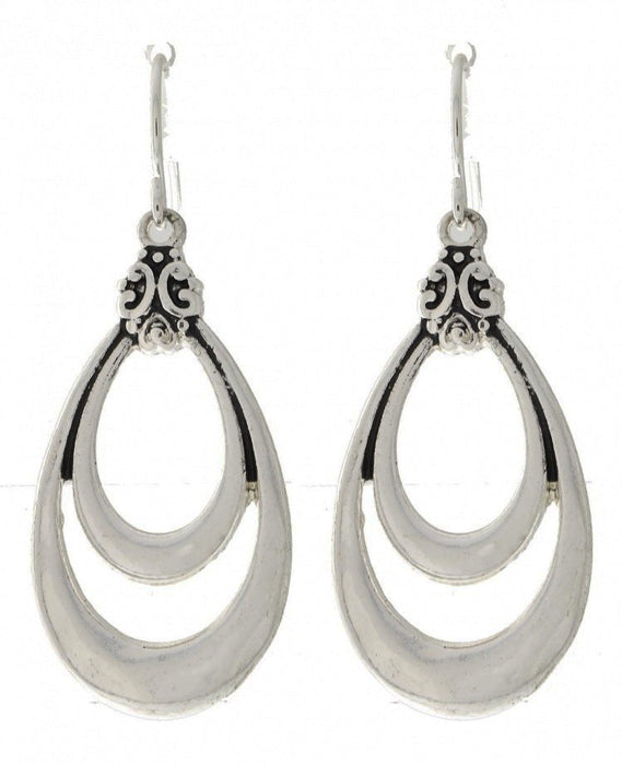 Double Teardrop Earring