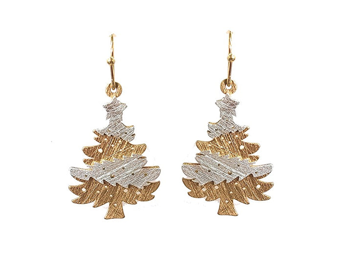 Silver/Gold Tree Earrings