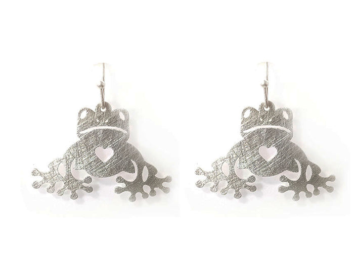 Frog - Silver - Earrings