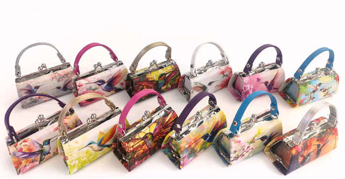 Hummingbirds Mini Lipstick Purse