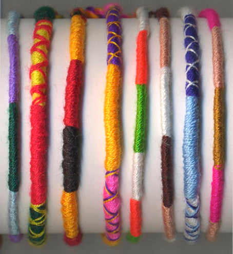 Cloth Round Friendship Tie On Bracelet - REFILL