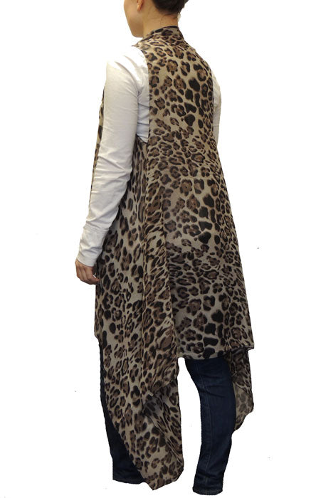 Leopard Brown Shawl