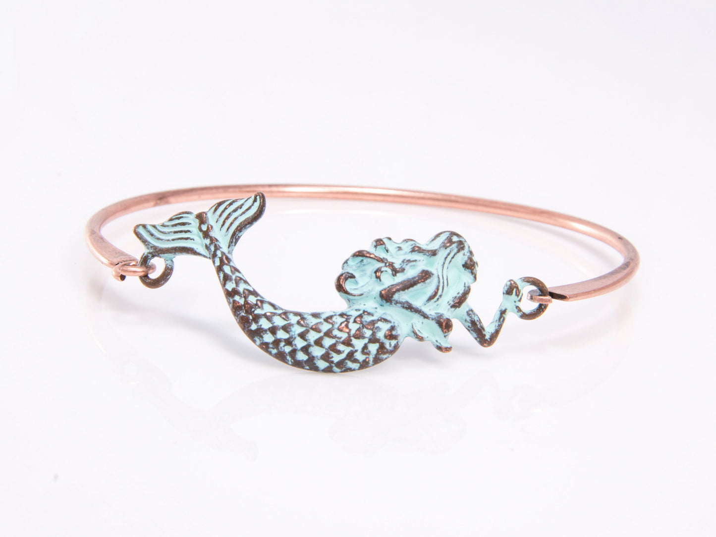 Patina Mermaid Cuff Bracelet