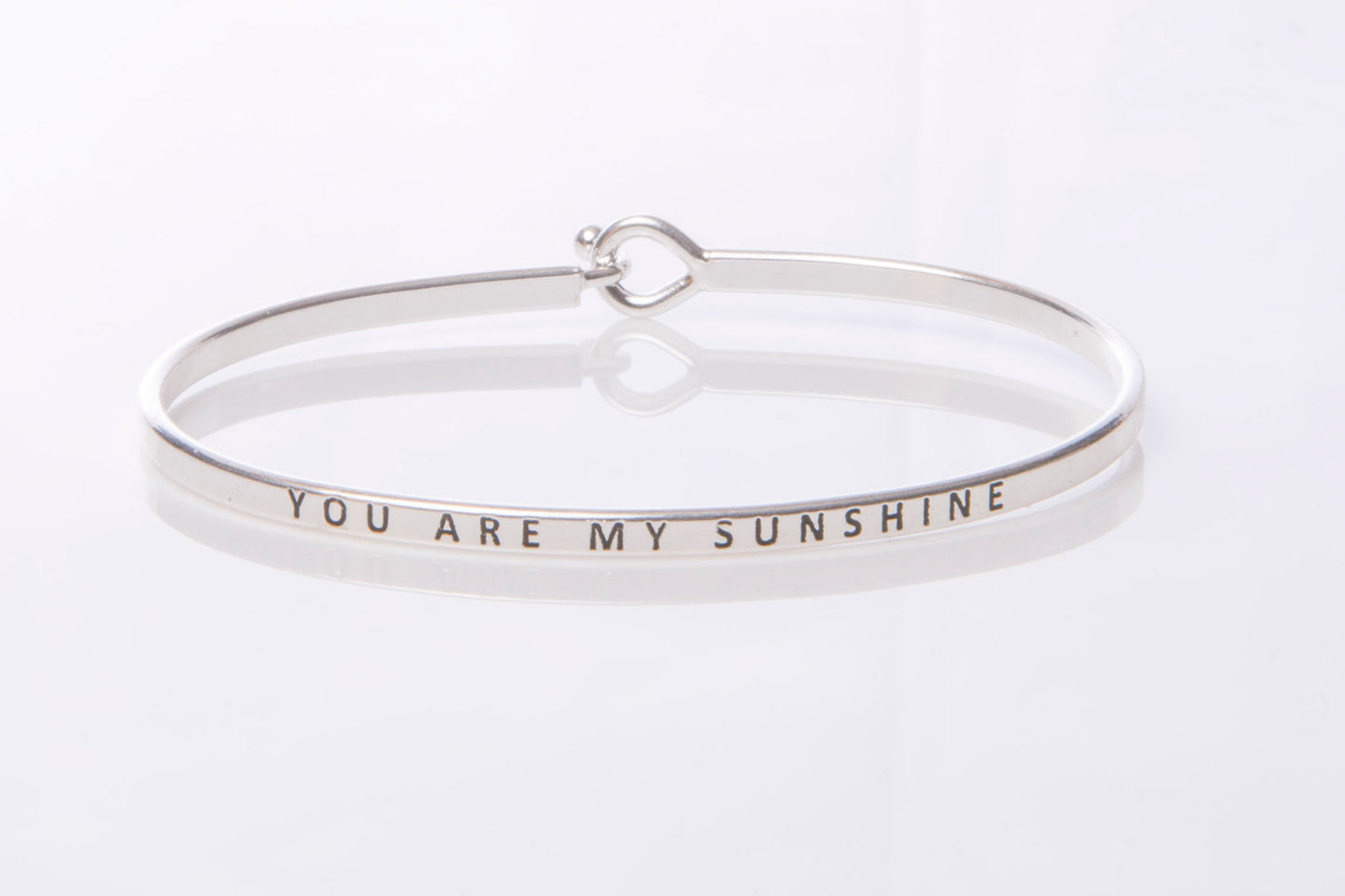 "You Are My Sunshine" Message Cuff Bracelet