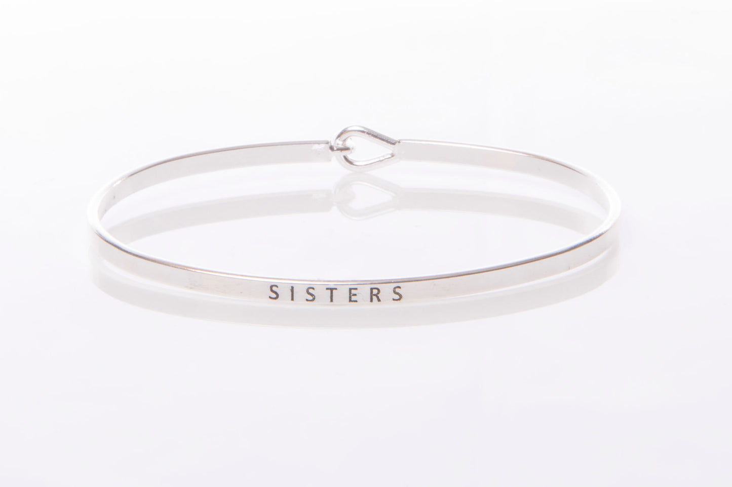 "Sisters" Message Cuff Bracelet