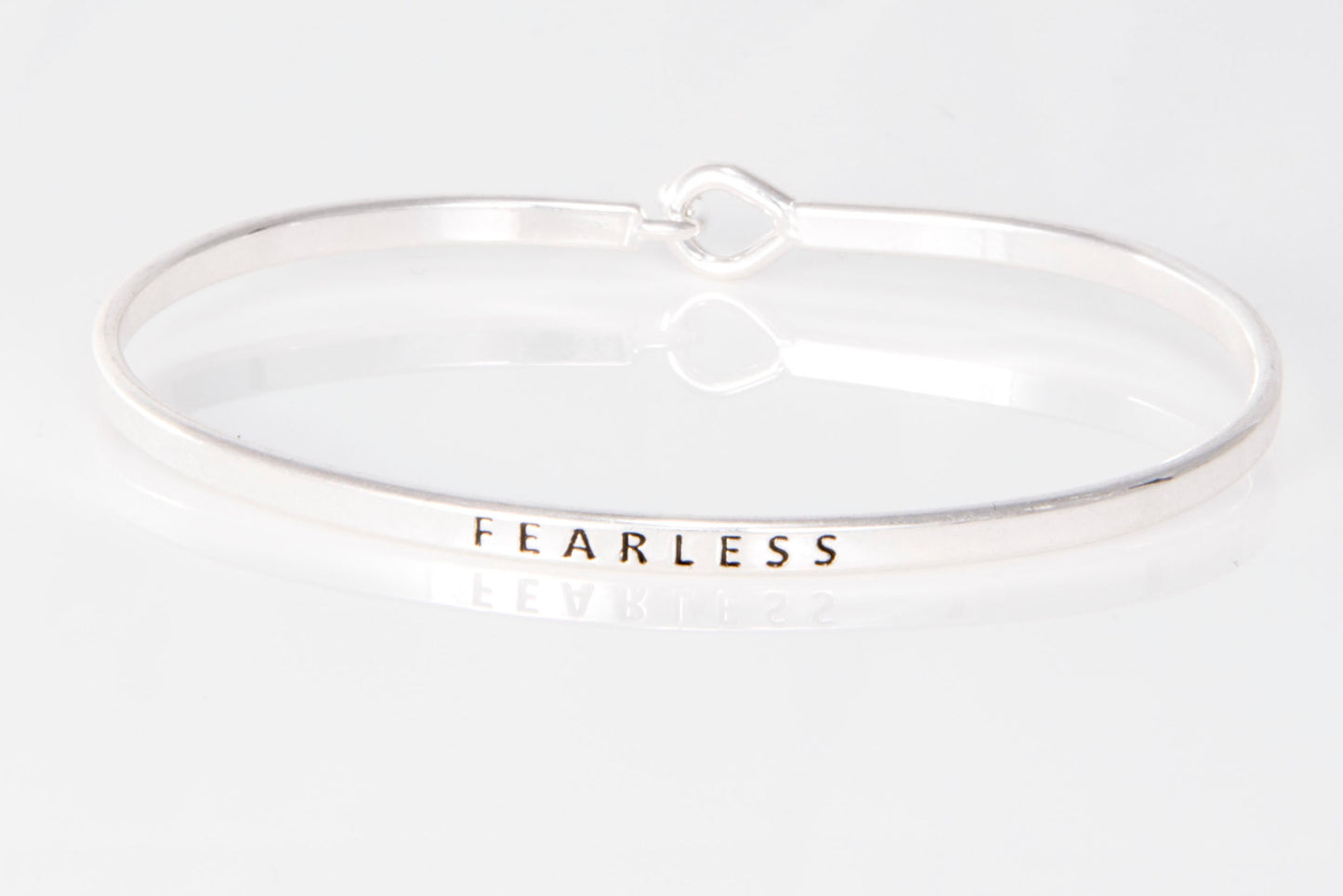 "Fearless" Message Cuff Bracelet