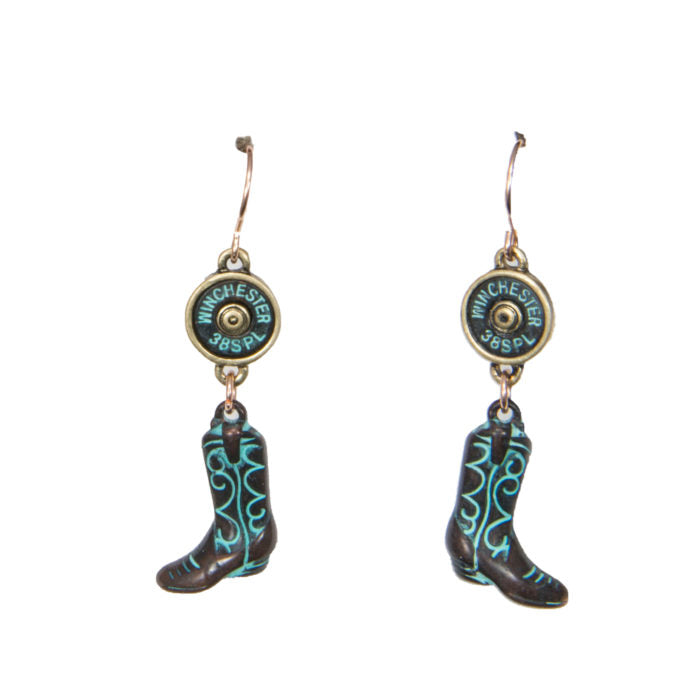 Boots w/ Bullet Shell - Patina