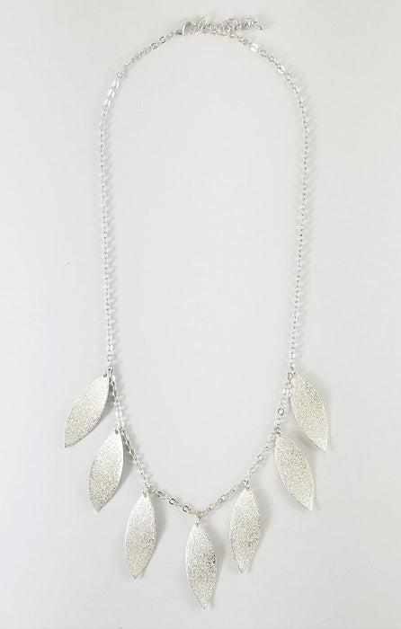 Many Leaves - Silver Necklace