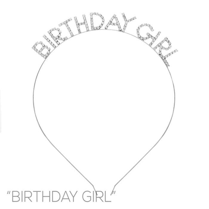 Crystal "Birthday Girl" Head Band