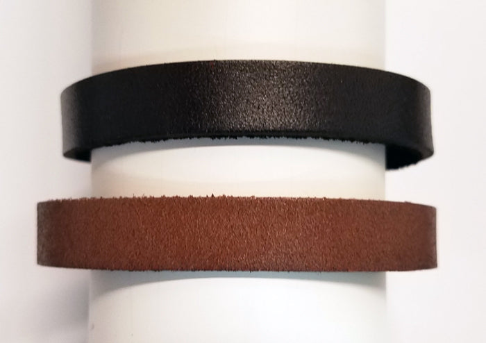 Flat Band Leather Bracelet