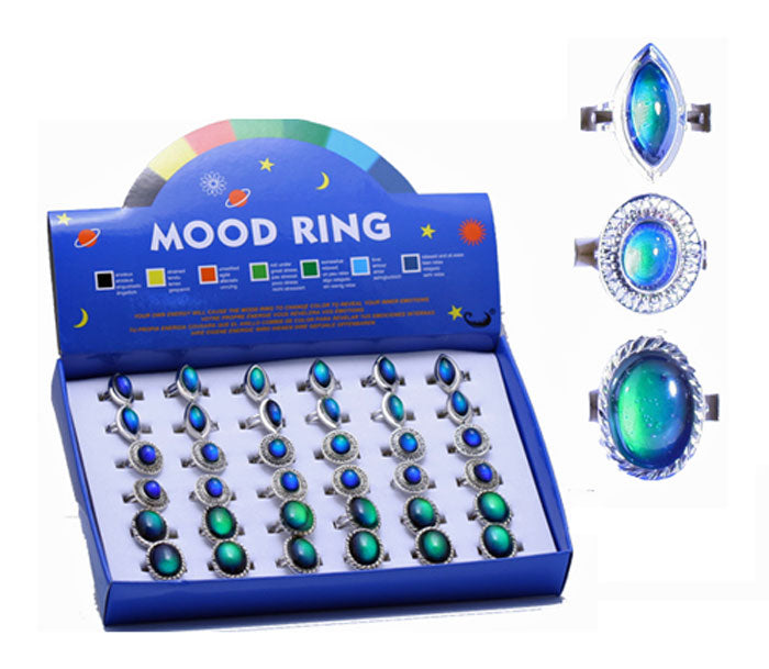 Oval Designs Mood Ring