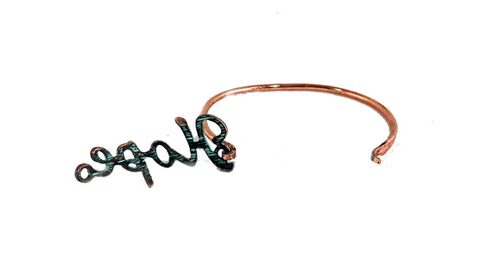 Patina Hope Cuff Bracelet