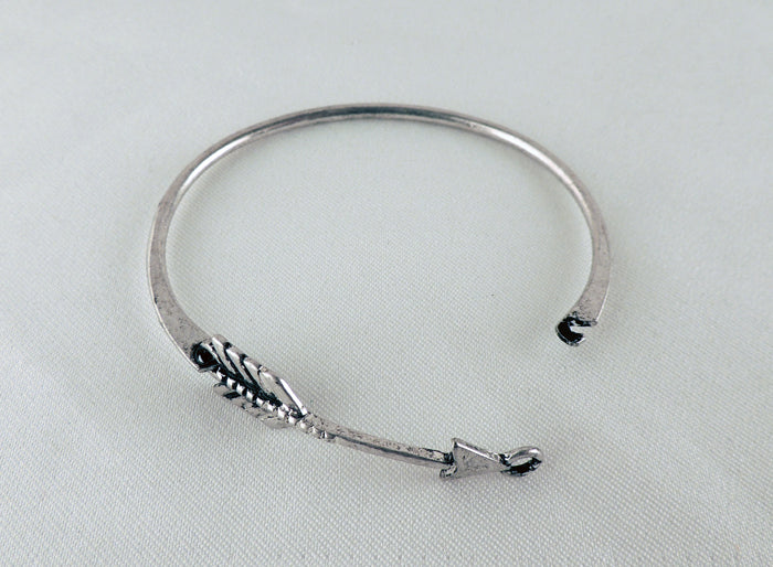Silver Arrow Cuff Bracelet