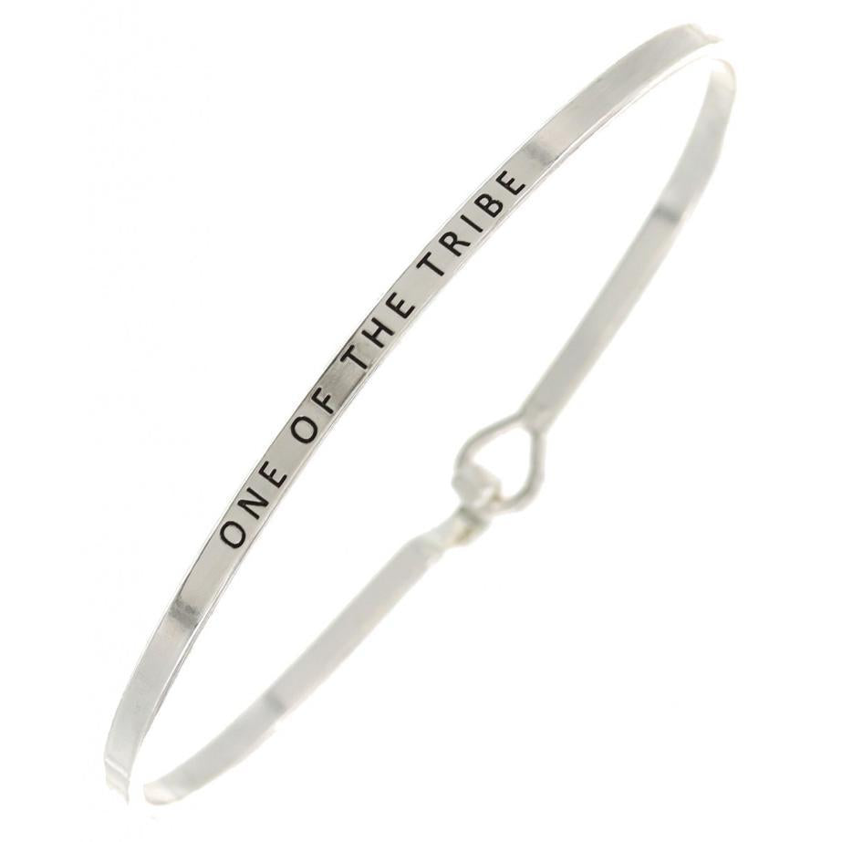 One Of The Tribe Message Bracelet