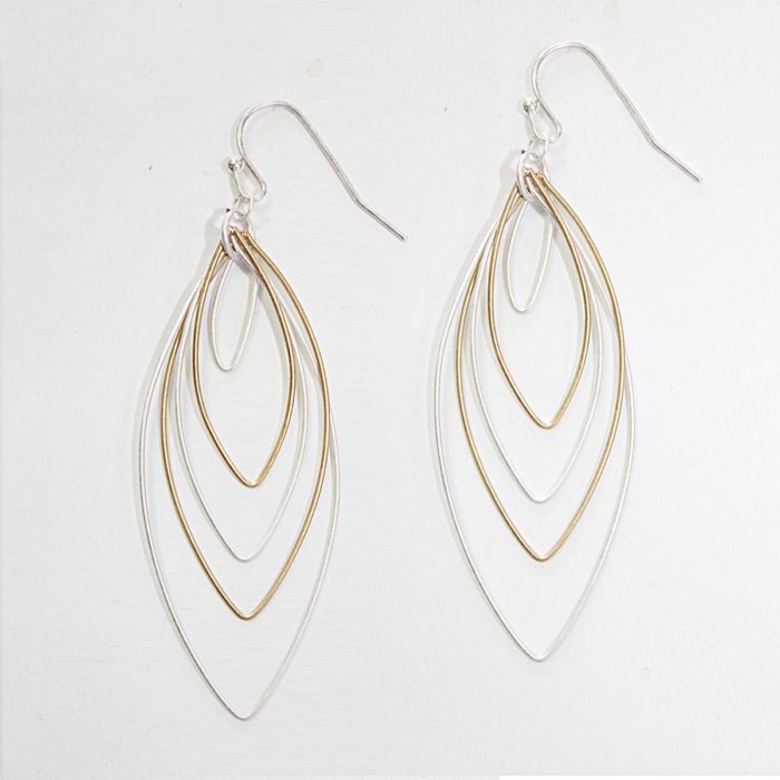 Five Ovals Earrings - Multicolor