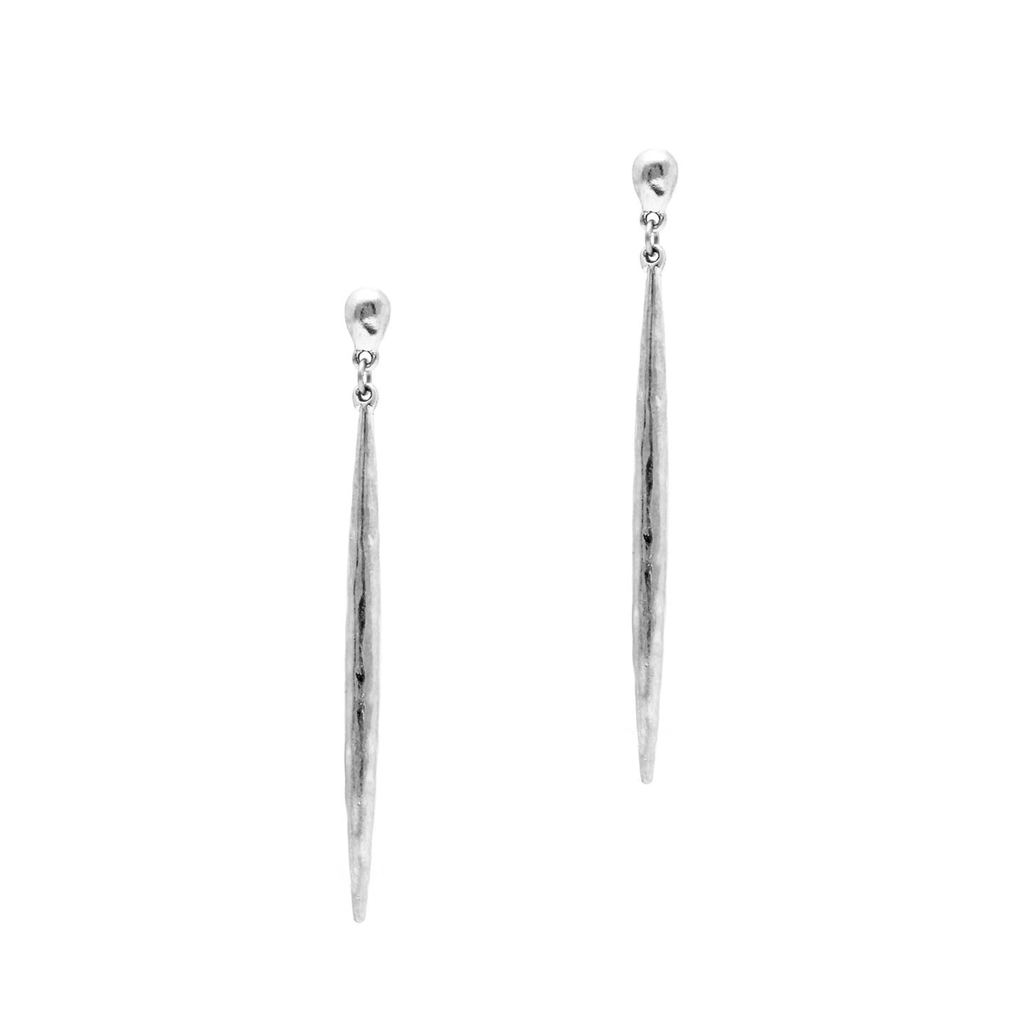 Post - Spike - Silver - Earrings