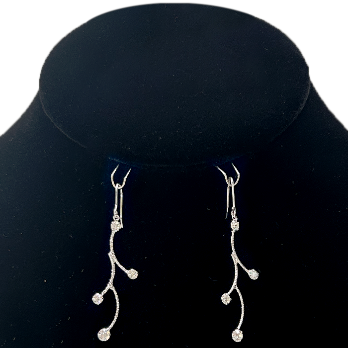 Long Branch w/ Crystals Earrings