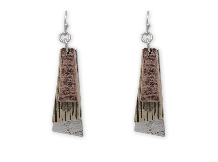 Tripple Trapezoids Earrings