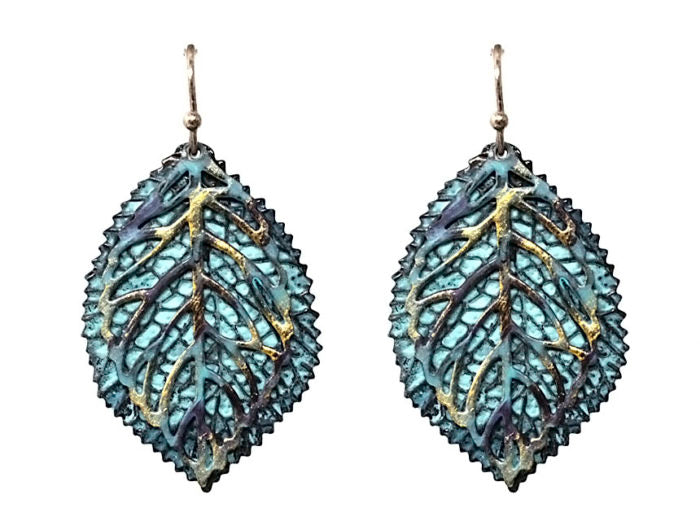 Double Leaf Earrings
