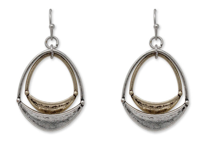 Double Teardrop Earrings
