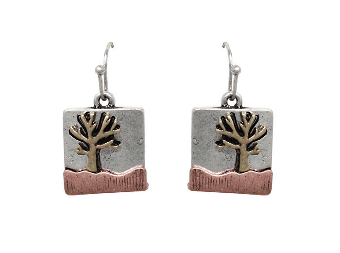 Tree Earrings - Multicolor