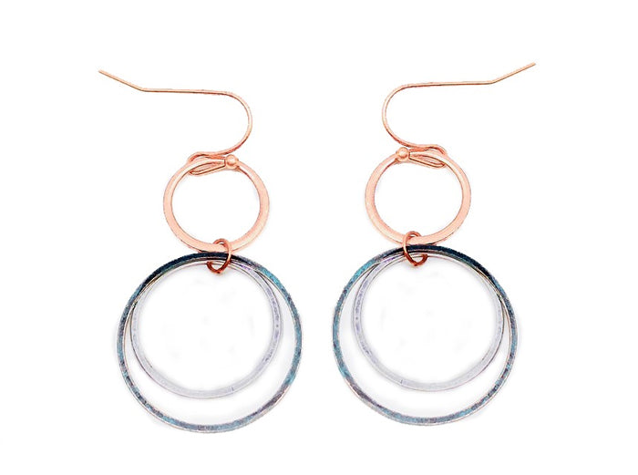 Stacked Circles Earrings - Multipatina