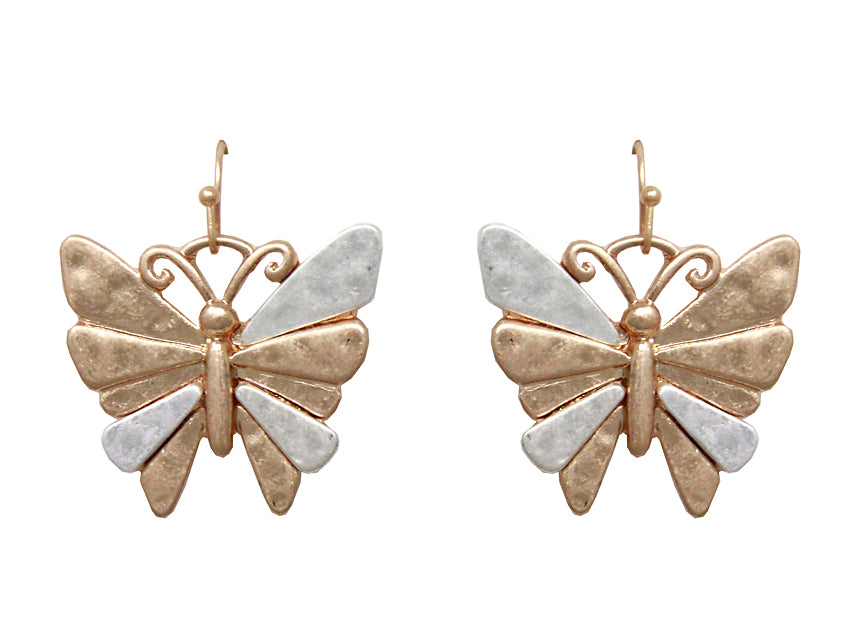 Butterfly Earrings - Gold