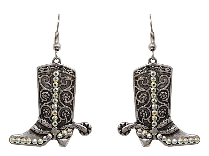 Western Boots Earrings