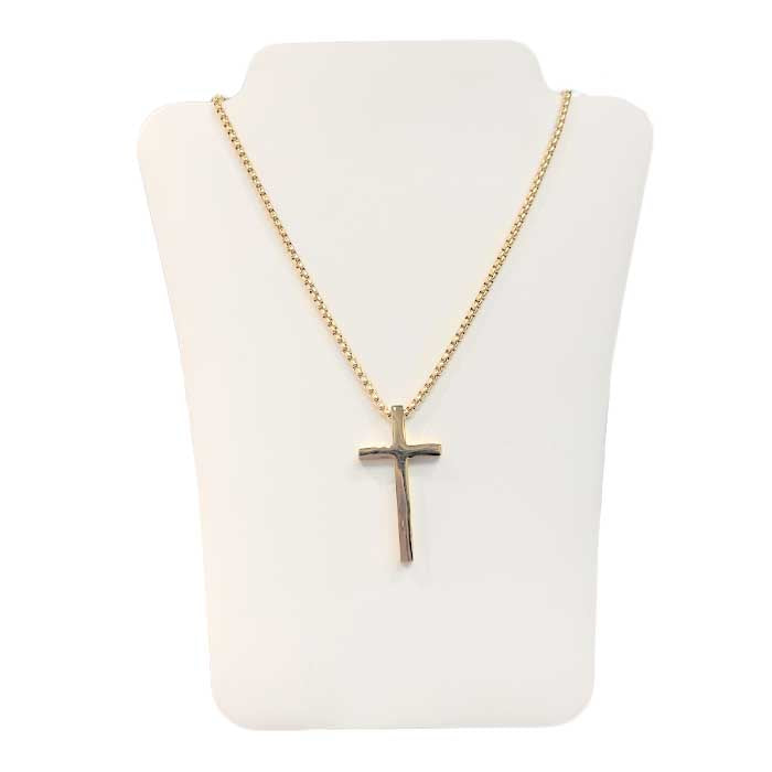 Stainless Steel - Cross - Gold Necklace