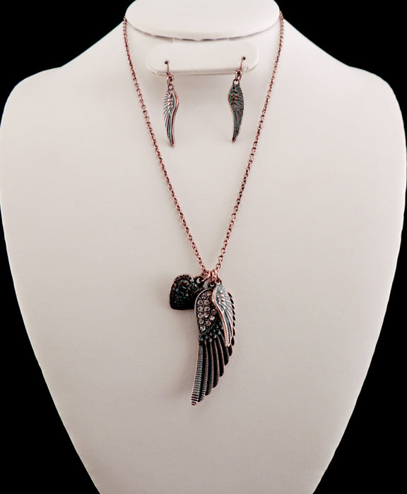 Angel Wings - Patina N/E Set