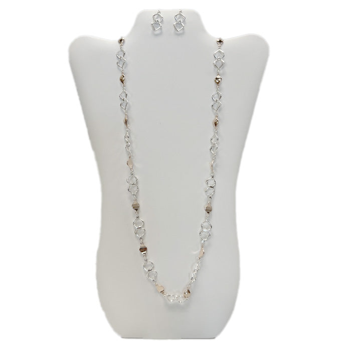 Diamond Shape Beads - Long N/E Set