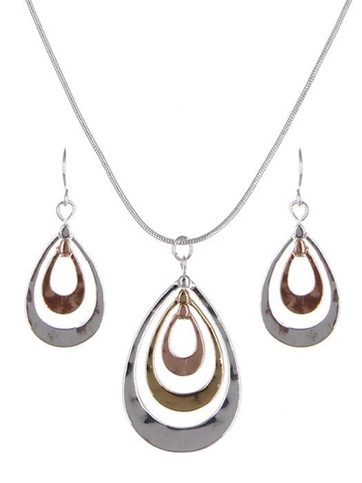 Triple Teardrop - Multicolor N/E Set