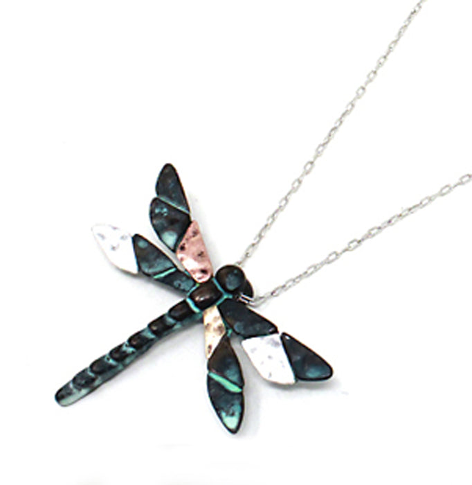 Long - Dragonfly - Segmented Patina N/E Set