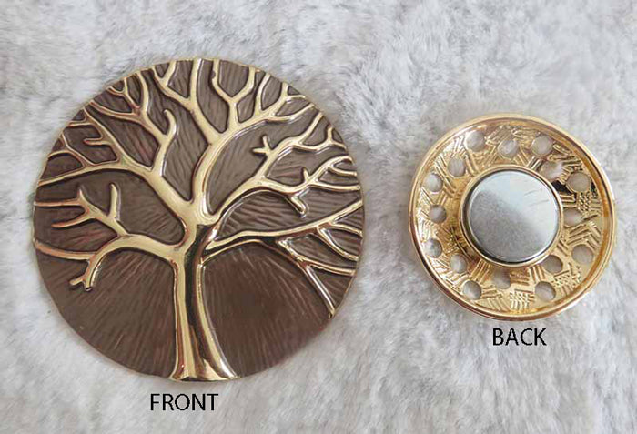 Gold Tree Of Life Magnetic Pin