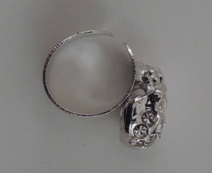 Skull W/ Crystals - Ear Cuff