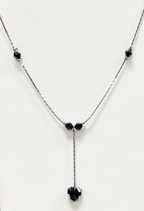Triple Bead Drop Necklace