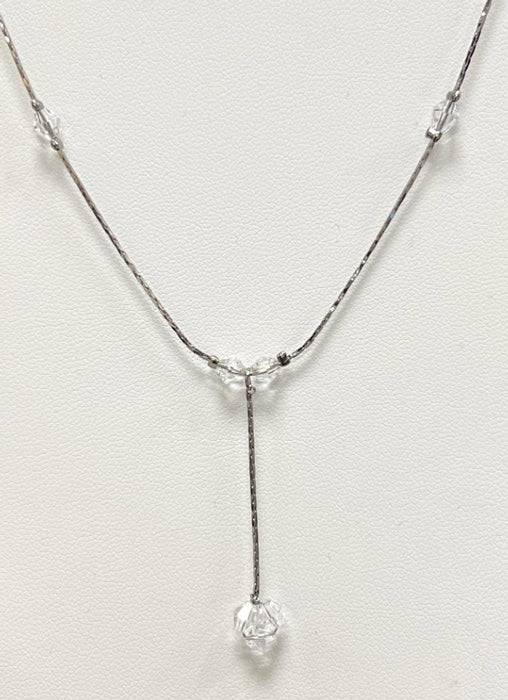 Triple Bead Drop Necklace