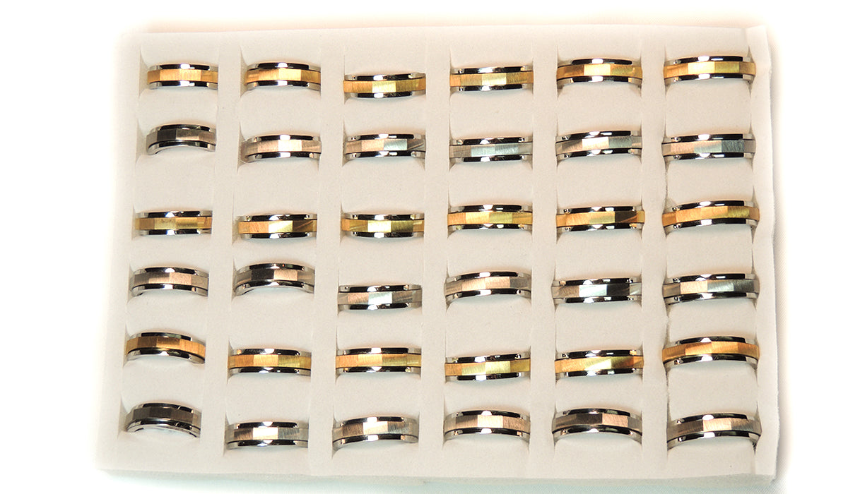 Gold/Silver Stainless Steel Ring
