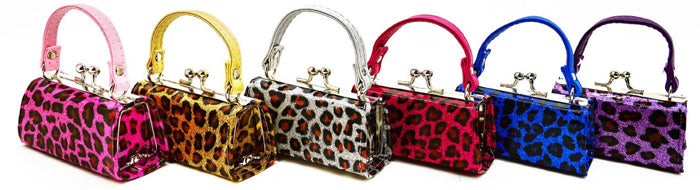Cheetah Print Lipstick Mini Purse