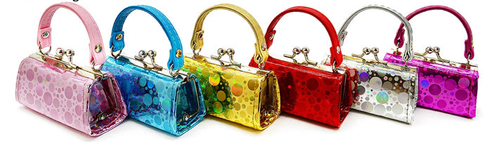 Foil Polka Dots Lipstick Mini Purse