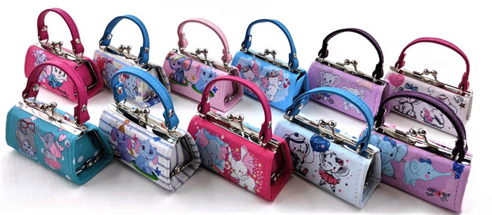 Cartoon Elephant Lipstick Mini Purse