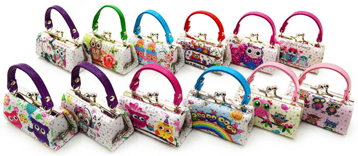 Owls Lipstick Mini Purse
