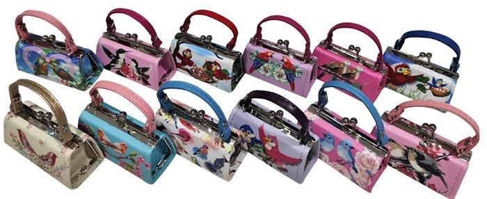 Birds Lipstick Mini Purse