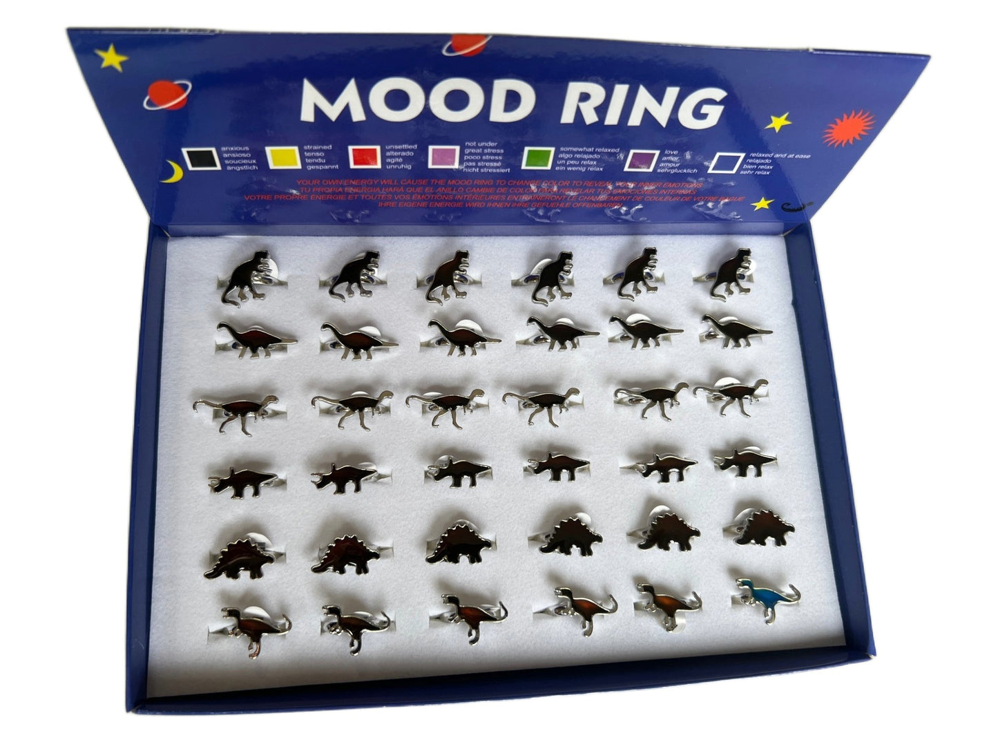 Dinosaur Mood Rings