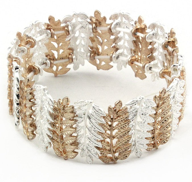 Trees - Light Multipatina - Stretch Bracelet