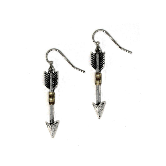 Arrow Earrings - Silver