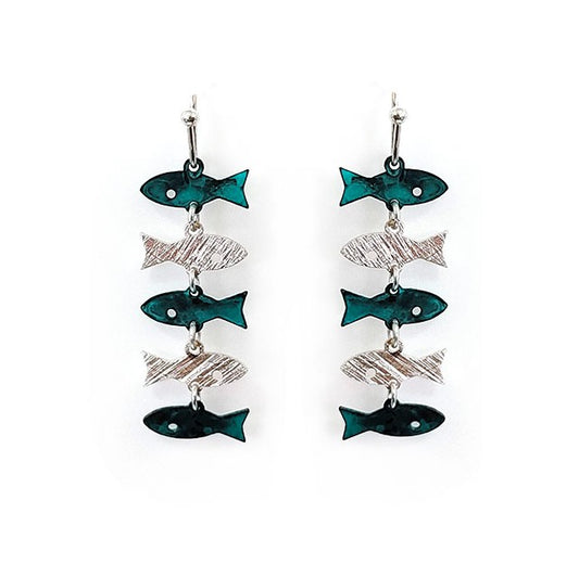 String Of Fish - Earrings - Multipatina