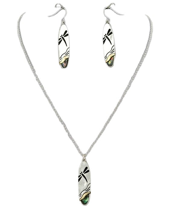Oval Dragonfly w/ Shell N/E Set
