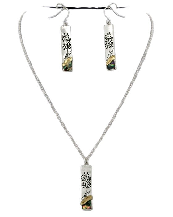 Rectangle Tree w/ Shell N/E Set